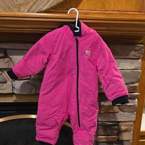Carhartt Fuchsia Kids One Piece Footie
